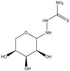 L-Ribopyranosylthiosemicarbazide 结构式