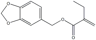 ETHYL PIPERONYL ACRYLATE 结构式