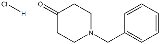 1-phenylmethyl-4-piperidone hydrochloride 结构式
