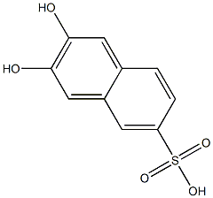 2,3-dihydroxy-6-naphthalene sulfonic acid 结构式