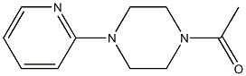 1-(4-Pyridin-2-yl-piperazin-1-yl)-ethanone 结构式