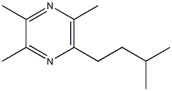 2,3,5-Trimrthyl-6-isoamylpyrazine 结构式