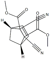 5-Norbornene-2,3-dicarboxylic acid, 2,3-dicyano-, dimethyl ester, cis 结构式