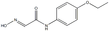 N-(4-Ethoxyphenyl)-2-hydroxyimino-acetamide 结构式