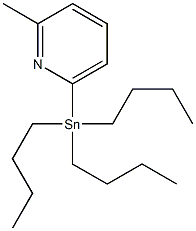 2-Methyl-6-(tributylstannyl)pyridine 结构式