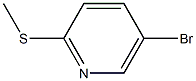 5-Bromo-2-(methylthio)pyridine 结构式