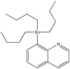 8-(Tributylstannyl)quinoline 结构式