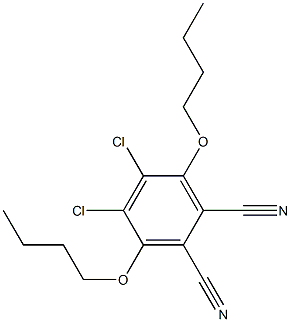 1,4-DIBUTOXY-DICYANODICHLOROBENZENE 结构式