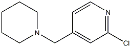 2-CHLORO-4-(PIPERIDINYLMETHYL)PYRIDINE 结构式