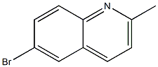 2-METHYL-6-BROMO QUINOLINE 结构式