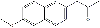 6- METHOXY-2-NAPHTHYL PROPANONE 结构式