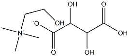 L(+) CHOLINE BITARTRATE 结构式