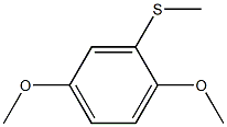 2,5-DIMETHOXY-1-METHYLTHIOBENZENE 结构式