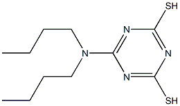 2-正丁胺-4,6-二氫硫-1,3,5-三吖【口+井】 结构式