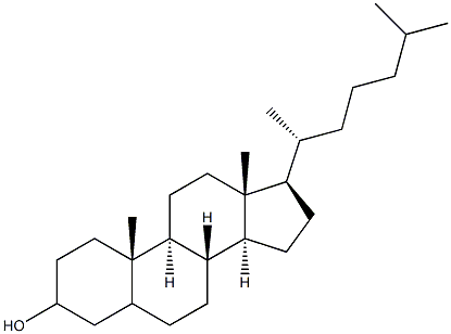 3-膽甾烷醇 结构式