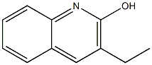 3-乙-2-喹啉酚 结构式