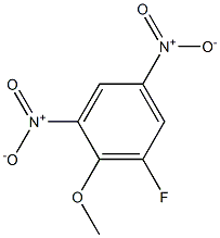 6-氟-2,4-二硝苯基甲基醚 结构式