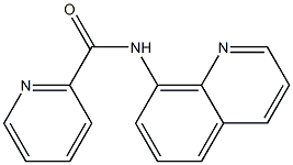 N-(8-Quinolyl)pyridine-2-carboxamide 结构式