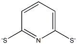 2,6-pyridinedithiolate 结构式