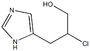 2-chloro-3-(5-imidazolyl)propanol 结构式