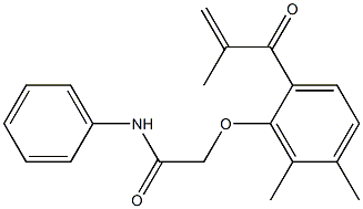 4-methacryloyl-oxyacetanilide 结构式