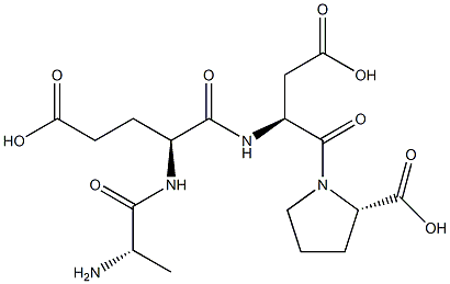 alanyl-glutamyl-aspartylprolyine 结构式