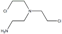 N,N-bis-(2-chloroethyl)ethylenediamine 结构式