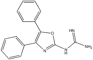 2-guanidino-4,5-diphenyloxazole 结构式