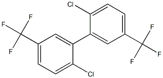 5,5'-bis-trifluoromethyl-2,2'-dichlorobiphenyl 结构式