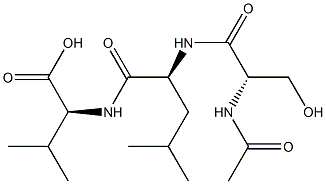 acetyl-seryl-leucyl-valine 结构式