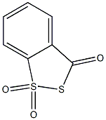 1,2-benzodithiol-3-one-1,1-dioxide 结构式