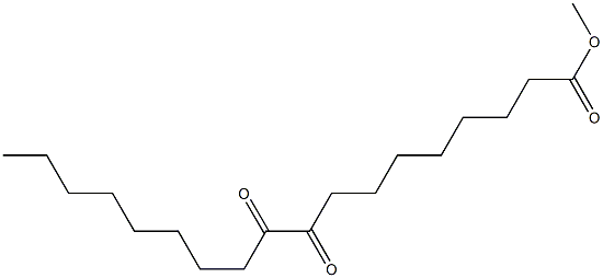methyl 9,10-dioxostearate 结构式