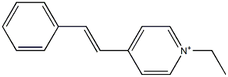 N-ethyl-4-styrylpyridinium 结构式