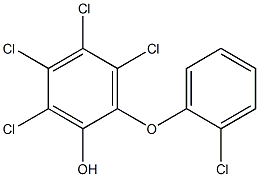 PENTACHLOROHYDROXYDIPHENYLETHER 结构式