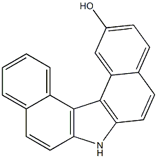 2-HYDROXYDIBENZO(C,G)CARBAZOLE 结构式