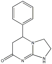 5-PHENYL-2,3,5,6-TETRAHYDROIMIDAZO(1,2-A)PYRIMIDIN-7-ONE 结构式