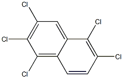 1,2,3,5,6-PENTACHLORONAPHTHALENE 结构式