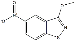 5-NITRO-3-METHOXYBENZISOTHIAZOLE 结构式