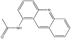 1-ACETAMIDOACRIDINE 结构式