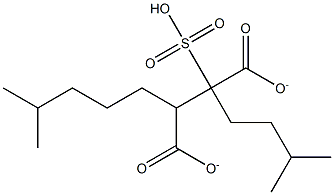 ISOHEXYLISOPENTYLSULPHOSUCCINATE 结构式