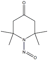 2,2,6,6-TETRAMETHYLNITROSO-4-PIPERIDONE 结构式