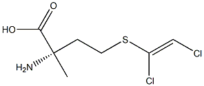 S-(1,2-DICHLOROVINYL)-DL-ALPHA-METHYLHOMOCYSTEINE 结构式