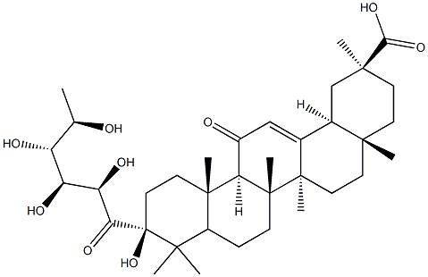 3-MONOGLUCURONYL-GLYCYRRHETINICACID 结构式