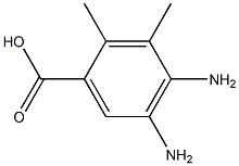 DIAMINODIMETHYLBENZOICACID 结构式