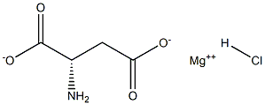 MAGNESIUMASPARTATEHYDROCHLORIDE 结构式