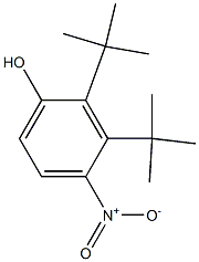 DI-TERT-BUTYL-4-NITROPHENOL 结构式