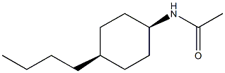 CIS-N-(4-BUTYLCYCLOHEXYL)ACETAMIDE 结构式