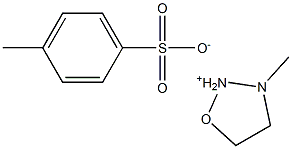 3-METHYL-4,5-DIHYDRO-1,2,3-OXADIAZOLIUMTOSYLATE 结构式