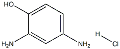 4-HYDROXY-META-PHENYLENEDIAMINE,HYDROCHLORIDE 结构式