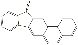 BENZO[B]PHENANTHRO[2,3-D]THIOPHENE-12-OXIDE 结构式